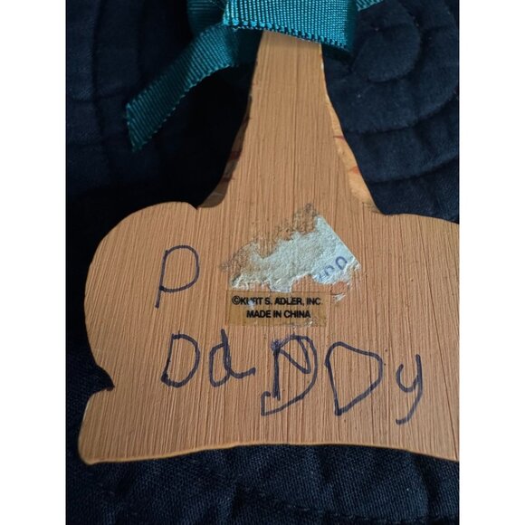 Striped Cat Christmas Ornament With Green Ribbon & Wreath - Picture 3 of 12